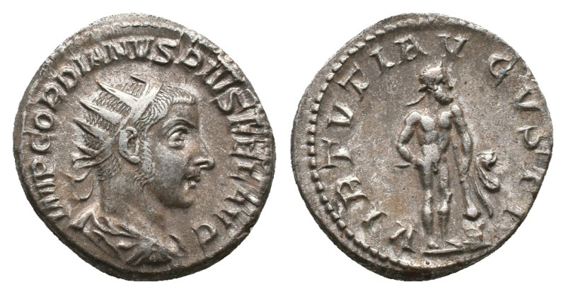 GORDIAN III (238-244). Antoninianus. Rome.
Obv: IMP GORDIANVS PIVS FEL AVG.
Ra...