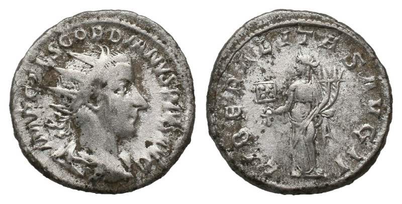 GORDIAN III (238-244). Antoninianus. Rome.
Obv: IMP CAES M ANT GORDIANVS AVG.
...