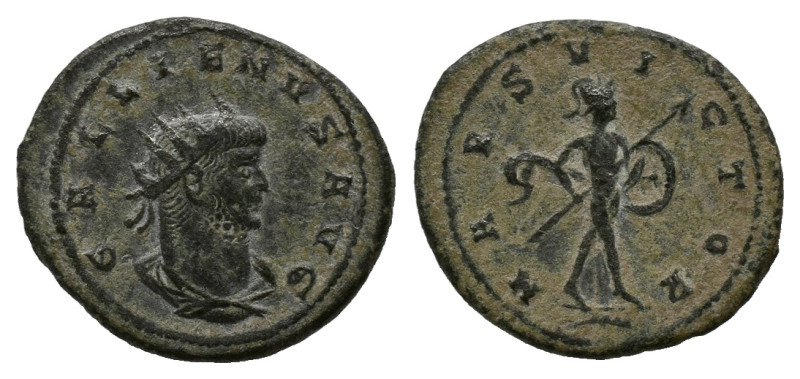 GALLIENUS (253-268). Antoninianus. Antioch.
Obv: GALLIENVS AVG.
Radiate and cu...