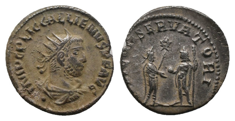 Gallienus, Joint Reign (AD 253-268). Antoninianus. Antioch.
Obv: IMP C P LIC GA...