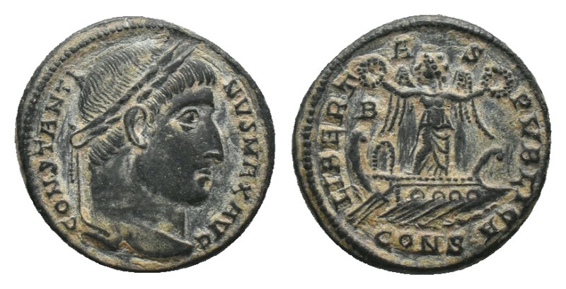 CONSTANTINE I 'THE GREAT' (307/10-337). Follis. Constantinople.
Obv: CONSTANTIN...