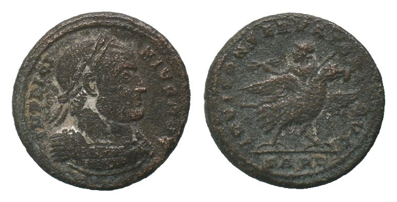 LICINIUS I (308-324). Follis. Arelate.
Obv: IMP LICINIVS AVG.
Laureate and cui...