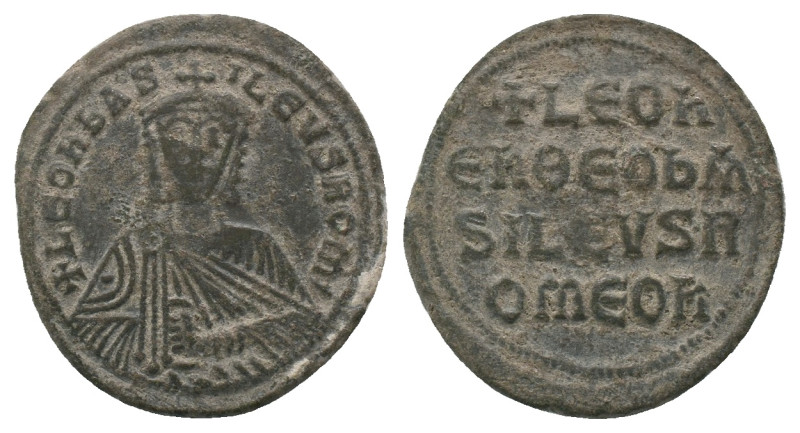 LEO VI the WISE (886-912). Follis. Constantinople.
Obv: + LEON bASILEVS ROM.
C...