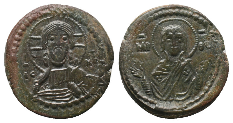 ANONYMOUS FOLLES. Class G. Attributed to Romanus IV (1068-1071). Constantinople....