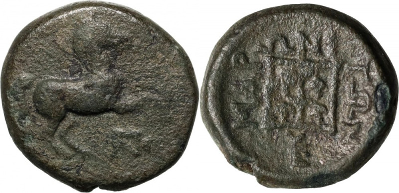 Greece, Thrace, Maroneia, Bronze 398-348 BC Weight 3,70 g, 15 mm.
 Waga 3,70 g,...