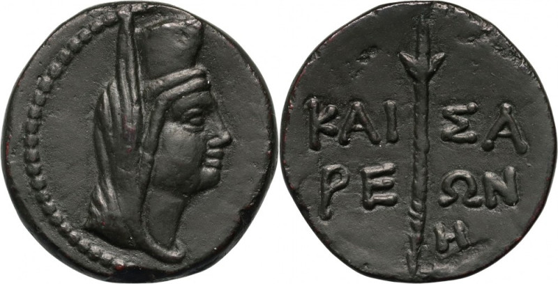 Greece, Cimmerian Bosporus, Pantikapaion as Caesarea, Bronze 14-12 BC Weight 4,8...