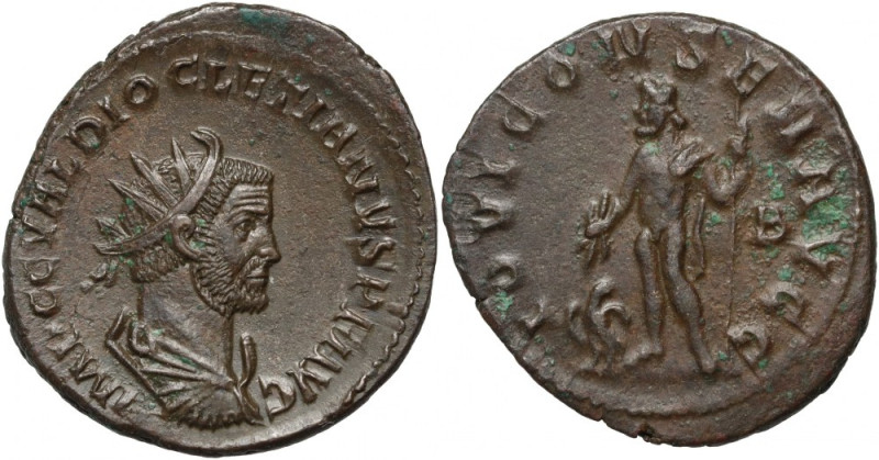 Roman Empire, Diocletian 284-305, Antoninian, Lugdunum Weight 3,83 g, 22 mm.
 W...