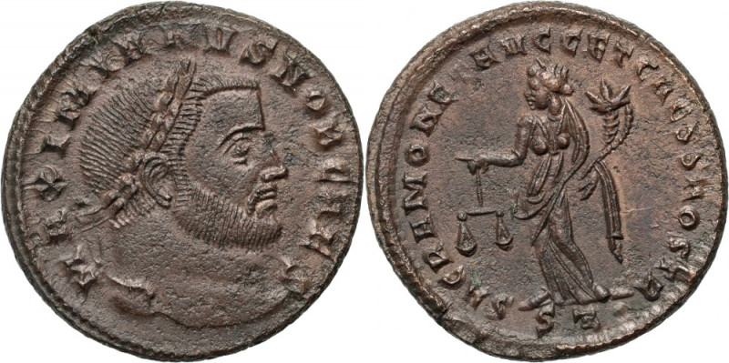 Roman Empire, Galerius as Caesar 293-305, Follis, Ticinum Weight 10,63 g, 25 mm....