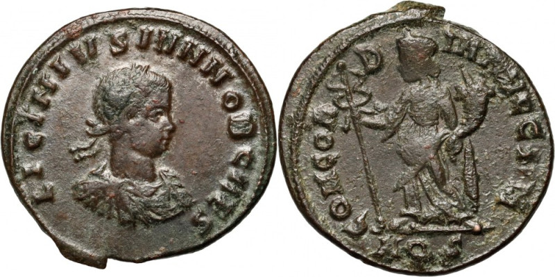 Roman Empire, Licinius II as Caesar 317-324, Follis, Aquilea Weight 3,43 g, 21 m...