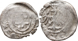 Władysław Jagiełło 1386-1434, trzeciak, Kraków, Sygnatura n
