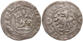 Władysław Jagiełło 1386-1434, półgrosz, Kraków, bez sygnatur