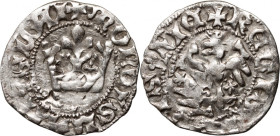 Władysław Jagiełło 1386-1434, półgrosz, Kraków, bez sygnatur