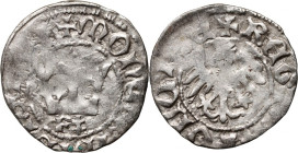 Władysław Jagiełło 1386-1434, półgrosz, Kraków, sygnatura F‡