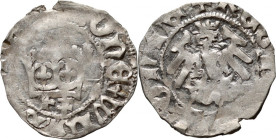 Władysław Jagiełło 1386-1434, półgrosz, Wschowa, sygnatura F‡