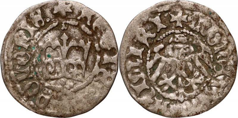 Kazimierz IV Jagiellończyk 1446-1492, półgrosz bez daty, Kraków Waga 0,73 g. Ref...