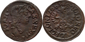 Jan II Kazimierz, szeląg (boratynka) 1661 TLB, Ujazdów