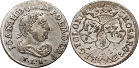 Jan III Sobieski, szóstak 1684 TLB, Bydgoszcz