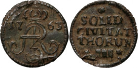 August III, szeląg 1763, Toruń R1