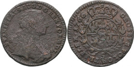 Stanisław August Poniatowski, trojak 1766 G, Kraków, popiersie w zbroi