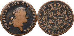 Stanisław August Poniatowski, trojak 1788 EB, Warszawa