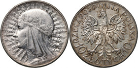 II RP, 10 złotych 1932, Warszawa, Głowa Kobiety