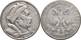 II RP, 10 złotych 1933, Warszawa, Jan III Sobieski