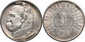 II RP, 10 złotych 1934 S, Warszawa, Józef Piłsudski, Orzeł Strzelecki