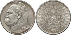 II RP, 10 złotych 1934 S, Warszawa, Józef Piłsudski, Orzeł Strzelecki