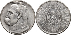 II RP, 10 złotych 1934 S, Warszawa, Józef Piłsudski, Orzeł Strzelecki