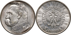 II RP, 10 złotych 1937, Warszawa, Józef Piłsudski