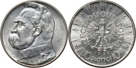 II RP, 10 złotych 1938, Warszawa, Józef Piłsudski