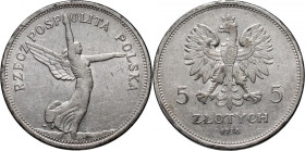 II RP, 5 złotych 1930, Warszawa, Nike