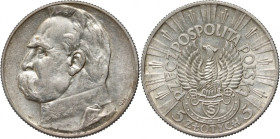 II RP, 5 złotych 1934, Warszawa, Józef Piłsudski, Orzeł Strzelecki