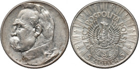 II RP, 5 złotych 1934, Warszawa, Józef Piłsudski, Orzeł Strzelecki