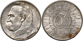 II RP, 5 złotych 1934, Warszawa, Józef Piłsudski, Orzeł Strzelecki