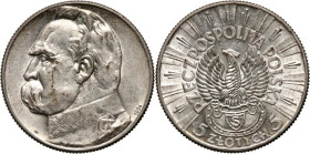 II RP, 5 złotych 1934, Warszawa, Józef Piłsudski, Orzeł Strzelecki