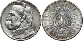 II RP, 5 złotych 1934, Warszawa, Józef Piłsudski, Orzeł Strzelecki