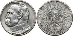 II RP, 5 złotych 1934, Warszawa, Józef Piłsudski, Orzeł Strzelecki