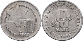 Getto w Łodzi, 10 marek 1943, Łódź, aluminium