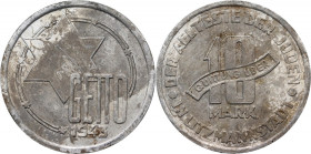 Getto w Łodzi, 10 marek 1943, Łódź, aluminium