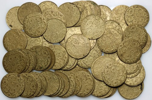 Niemcy, zestaw żetonów, (81 sztuk) Weight (total) 113,21 g, diameter 21 mm. Waga...