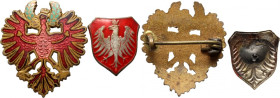 Tyrol, set of decorations, (2 pieces)