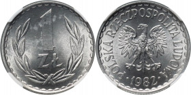 PRL, 1 złoty 1982