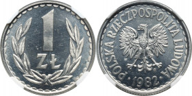 PRL, 1 złoty 1982, Prooflike