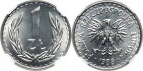 PRL, 1 złoty 1988