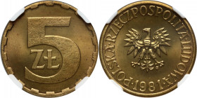 PRL, 5 złotych 1981