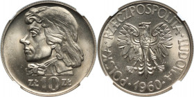 PRL, 10 złotych 1960, Tadeusz Kościuszko