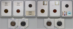 Polska, zestaw monet 1917-1936, (5 sztuk)