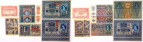 Austria, set of banknotes 1902-1945, (9 pieces)