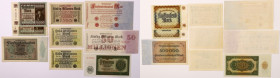 Germany, set of banknotes 1922-1948, (10 pieces)